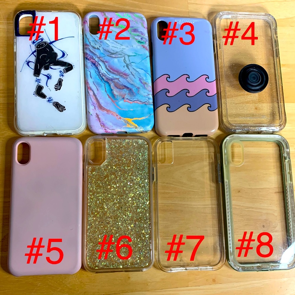 ✨ IPhone XR, set of 8 or individual✨